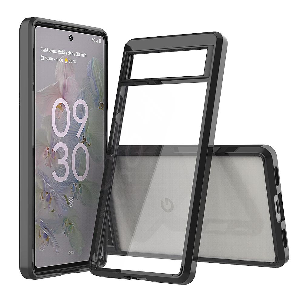 Transparent Phone Case for Google Pixel 9 8 7 6 Pro XL 8 7 6 Pro Funda Capa Light-weight TPU/PC Shockproof Cover For Pixel 5 5A 6A 7A 8A 9A