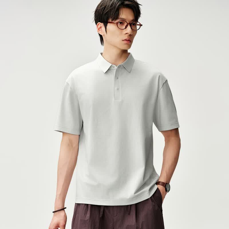 Mr. Cotton Men s Sorona Loose-Fit Breathable Polo Shirt M