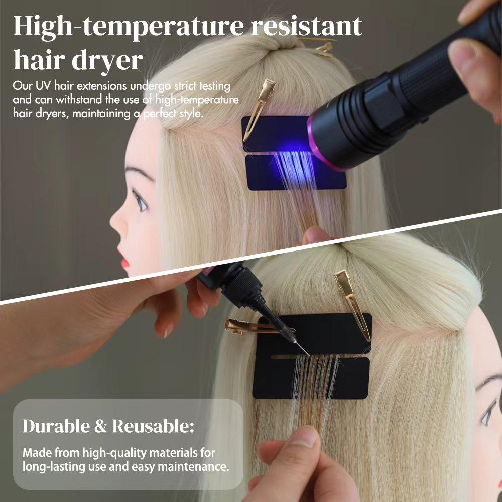 V-Light Hair Extension Replacement Accessories Includes 3 Ultraviolet V-Light Hair Extension Shields Durable and Protective Shields for Hair Extension