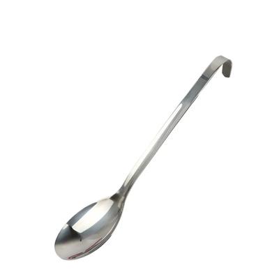 Big Long Handle Ladle Serving Stainless Steel Spoon with Hook Big Soup Scoop Buffet Creative Kitchen Cooking Utensils Tableware