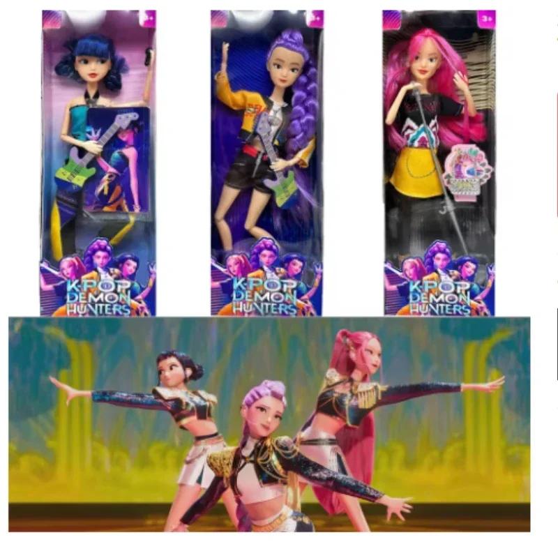 anime k pop Demon hunters Witch Hunter Group High appearance Glue doll doll Girl's heart Decorative doll Holiday Gifts~~