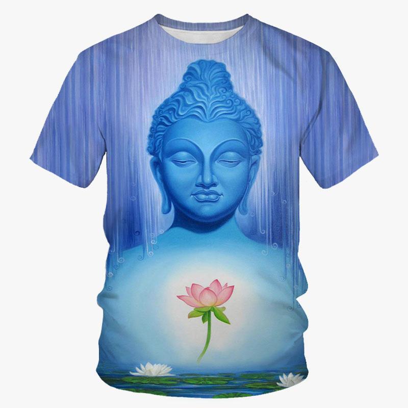 Fashion 3D Printed T Shirt Men's Religion Pattern Tees Summer Round Neck Tops Tees Oversize Short Sleeves T-shirt Size XS-6XL