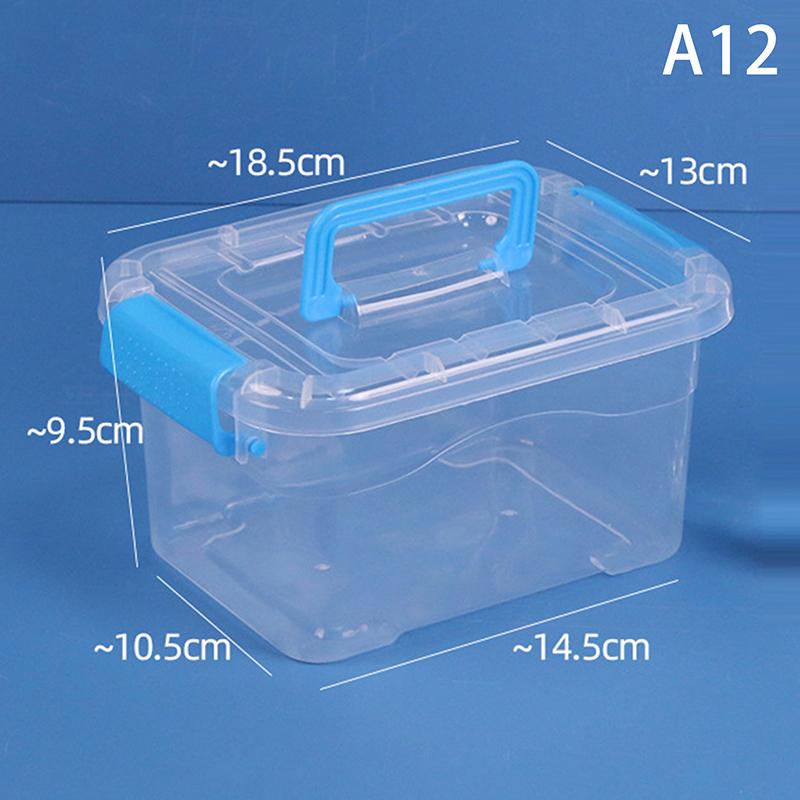 Pp Plastic Storage Box With Lid Portable Kids Toys Student Stationery Jewelry Storage Case Container Cosmetics Sorting Box
