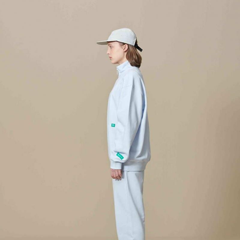 Bbc Earth Half Zip  Light Blue  [23ss]