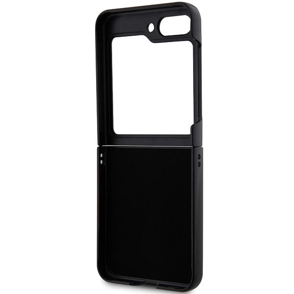 Karl Lagerfeld Klhczf5Sapchnpk Z Flip5 F731 Hardcase Black/Black Saffiano Monogram Choupette Pin