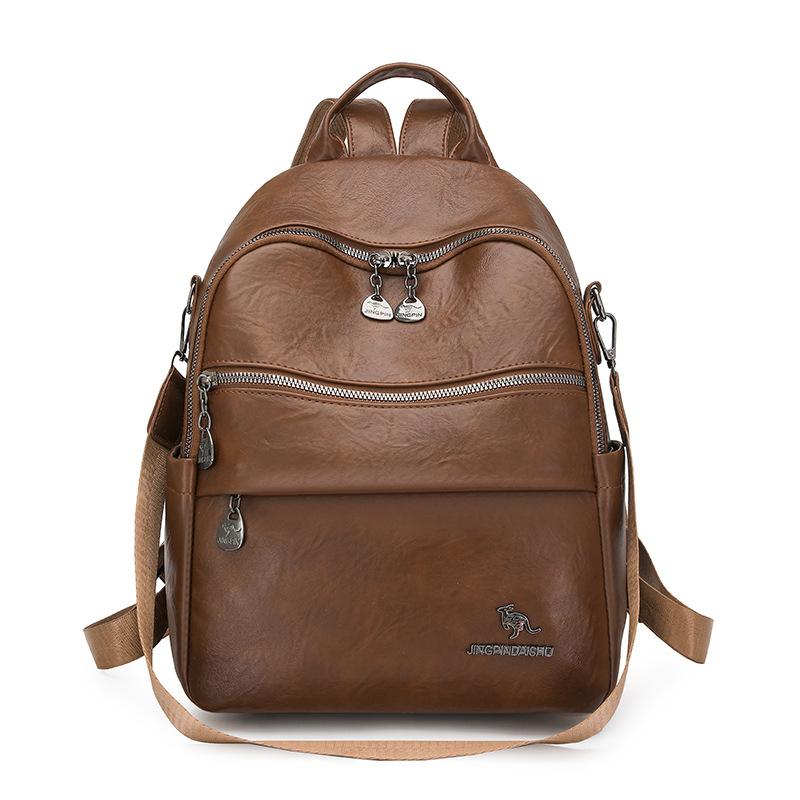 Schoolbag Backpack Women's 1011 New Versatile Travel Fashion Casual Women's Bag Large Capacity Backpack Student School Bag