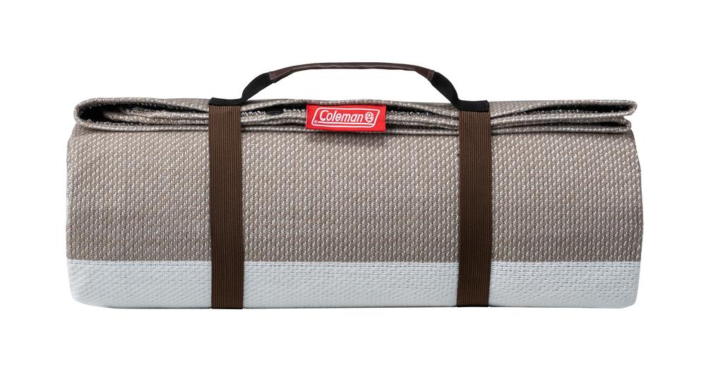 Coleman Leisure Sheet Deluxe Greige Stripe