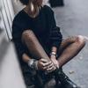 Sexy Ladies Crotchless Fishnet Socks One-piece Tight Fishnet Socks Ladies Long Stockings