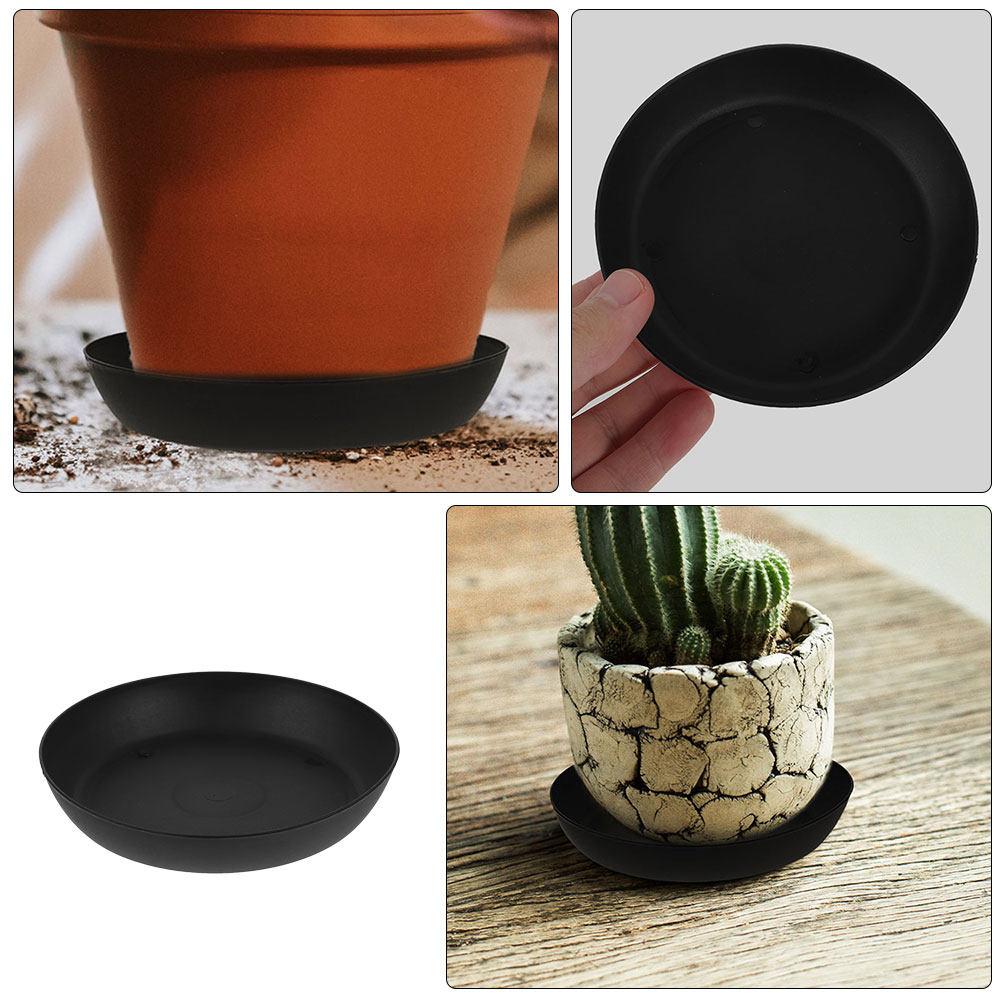 10Pcs Plastic Plant Saucers Round Drip Trays for Indoor Plants Water Holder Pot Base Garden Decorative Flowerpot Tray Bonsai