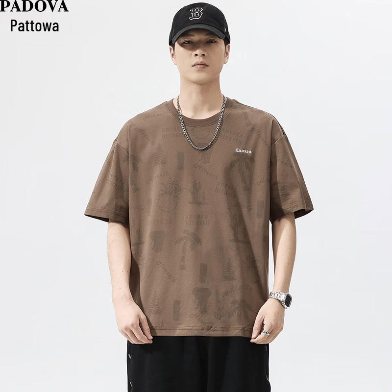 Patova Men s Loose Fit Graphic T-Shirt M