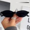 4pcs Small Frame Elliptical Sunglasses Women Multi Color UV400 Protective Glasses Casual Design