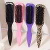 1 Piece of Brush Suitable for All Hairstyle Designs, Clean Hair Cutting Nylon Brush, Durable ABS Plastic Handle