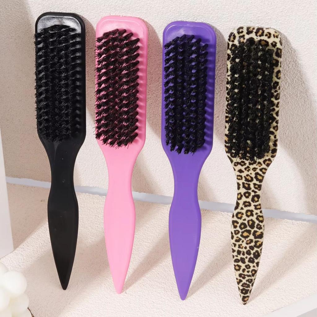 1 Piece of Brush Suitable for All Hairstyle Designs, Clean Hair Cutting Nylon Brush, Durable ABS Plastic Handle