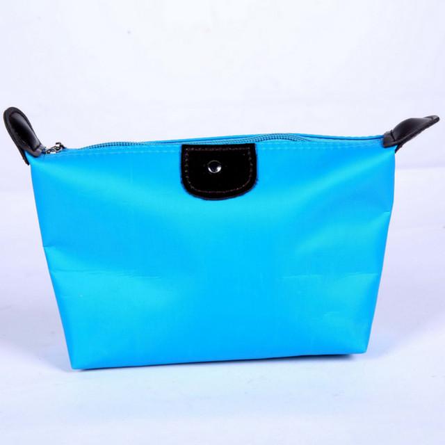 Cosmetic Bag For Women Colorful Waterproof Travel Dumpling Storage Bags Mini Cute Toiletry Makeup Portable Tote Bags Purses