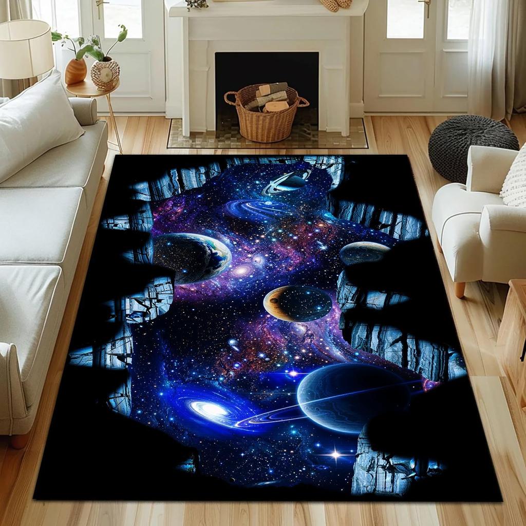 3D Visuelle Effekte Teppich Kreatives Abstraktes Muster Heimdekoration Mehrszene Moderne Heimdekoration Illusion Fußmatte