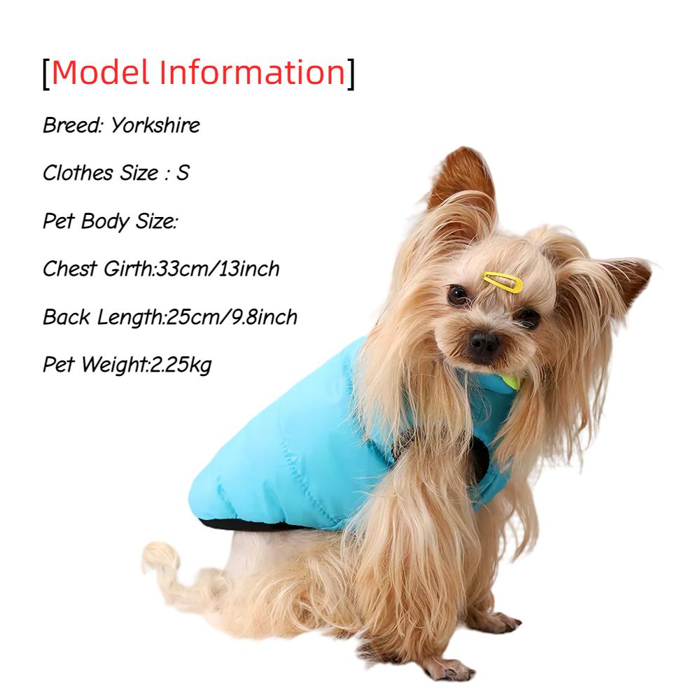 Warm Winter Pet Clothes For Small Medium Dogs Reversible Camouflage Print Pet Vest Coat With Leash Hole Pets Yorkshire Jacket