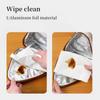 Triangle Bento Bag Portable Insulated Breakfast Bag Oil Proof Waterproof Lunch Box Bag Reusable Cooler Bag for Home School