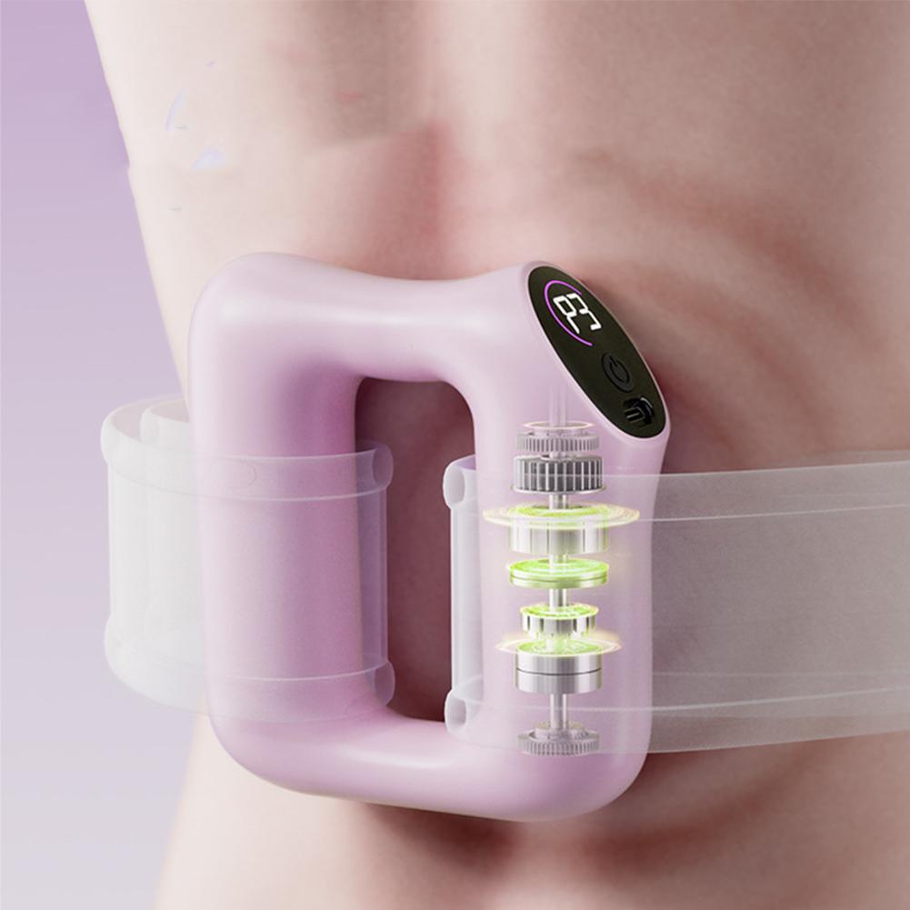 Full Body Fascia Ring Multifunctional Vibration Muscle Massager Rechargeable Electric Massager With Belt For Fat Burning&Shaping