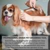 Professional Dog Stripping Knife, a Hand Grooming Tool for Terriers with an Ergonomic Wooden Handle