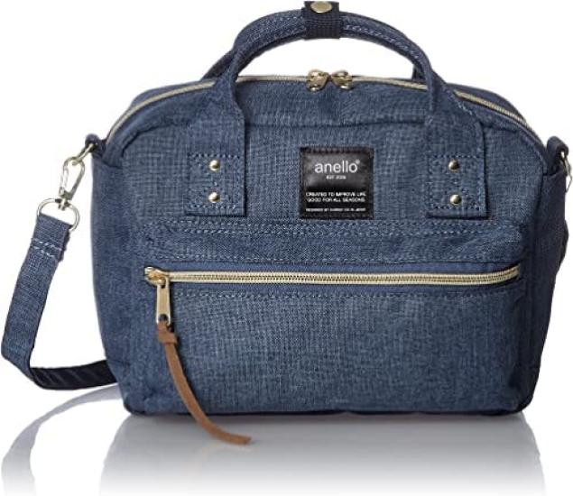 

shoulder A5 POST denim blue [Anello] 2-way bag, size, multi-storage, ATC1223Z,