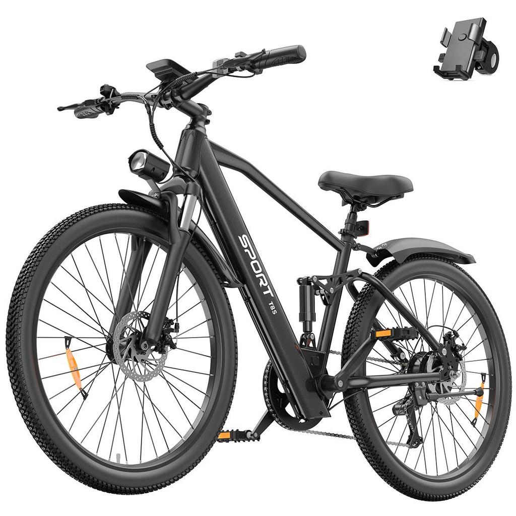 TOOFLY T8S Adult Electric Bike 41KM/H Max Speed 48V9.9Ah Battery City Commuting E-Bike 26*1.95 Inch Tire Adults Electric Bicycle
