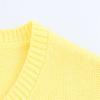 Women's Cross-Border Bow Button-Up Short Sleeve Knit Cardigan Sweater