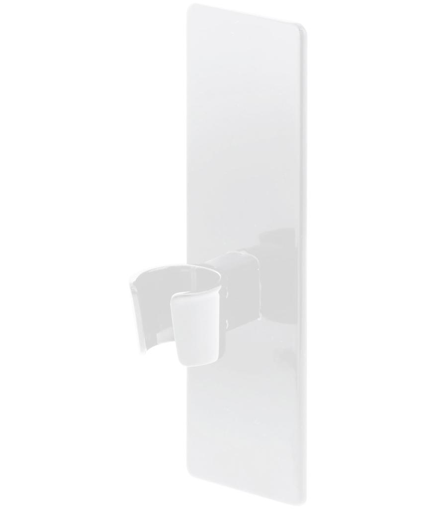 Yamazaki Jitsugyo Magnetic Bathroom Shower Hook White W5XD5XH16cm Tower Shower Holder 3805 Approx.