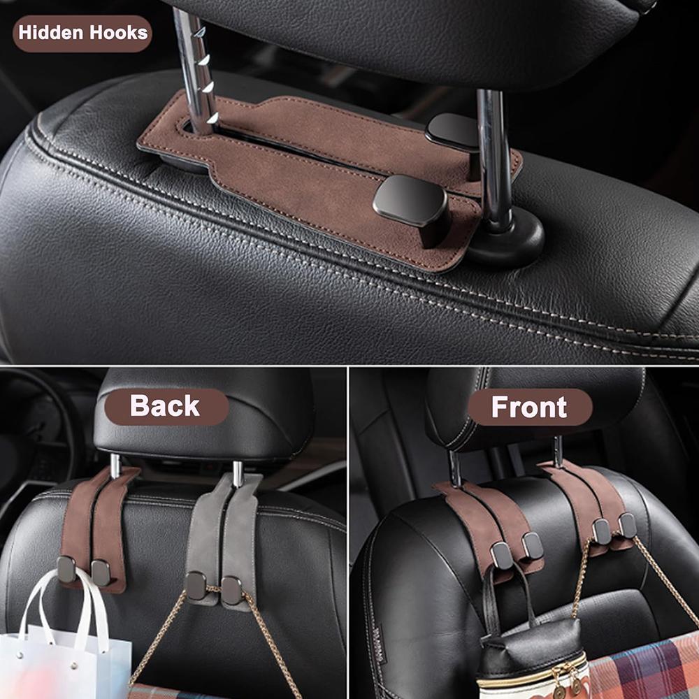 Double Headrest Purse Hooks