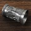 Egypt Myth Retro Metal Cup Bronze 3D Relief Liquor Spirits Small Goblet Household Small Size Personality Cocktail Cup