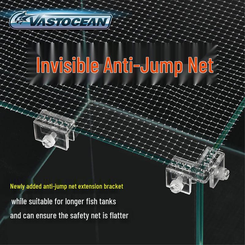 

VASTOCEAN Сетка для аквариума против выпрыгивания - Невидимая защитная крышка для предотвращения побега черепах, сделай сам Anti-jump Net Meter
