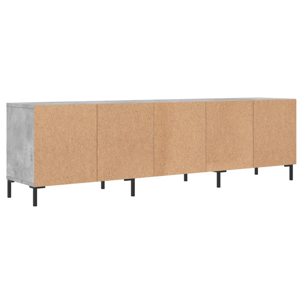 TV Stand Concrete Grey 150 x 30 x 44.5 cm Engineered Wood