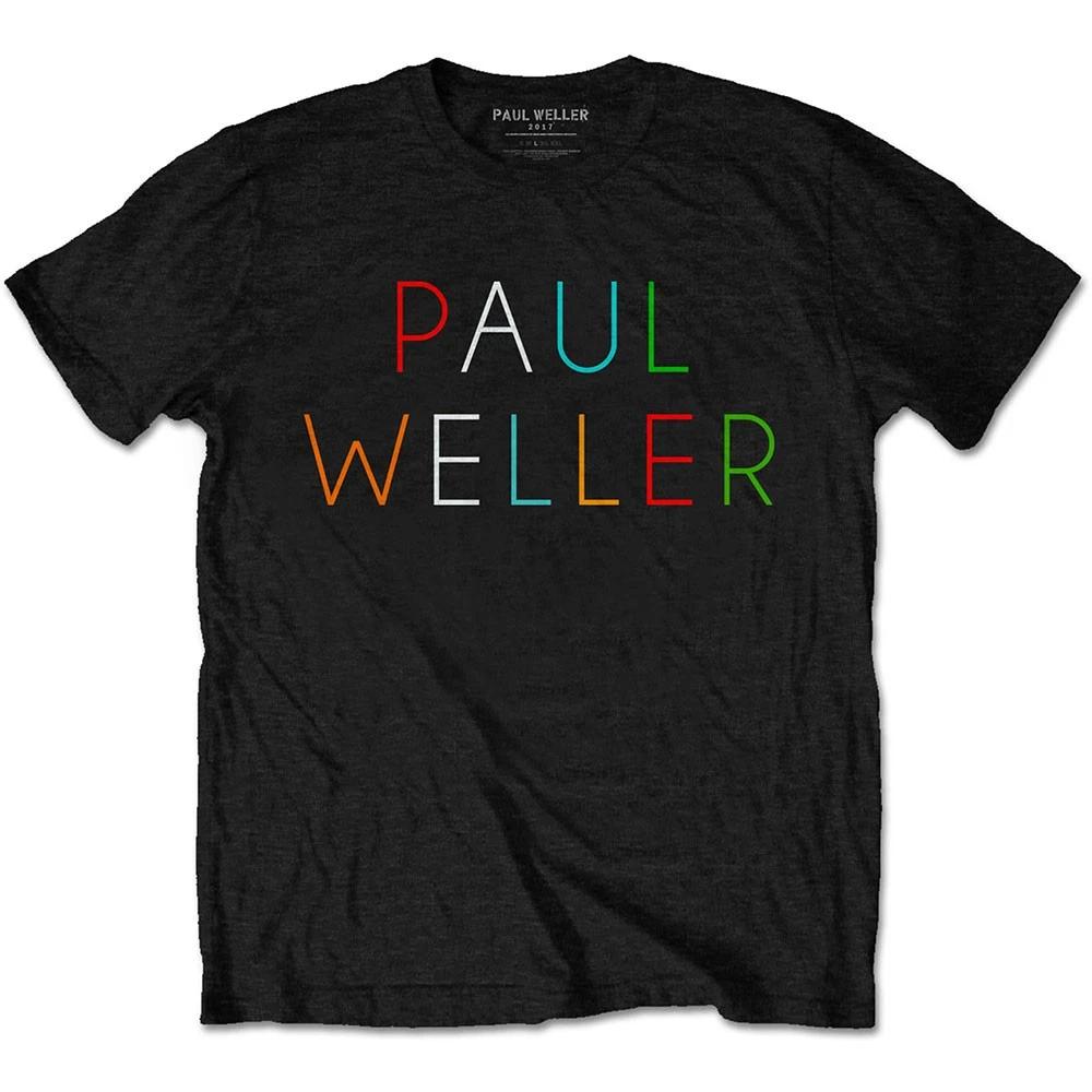 Paul Weller Multicoloured Logo Allowed Men s T-Shirt XL