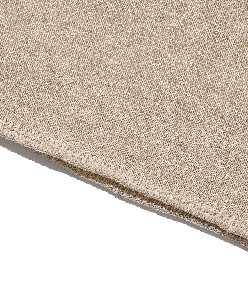 CARGOBROS FOR WOMAN Loose Punching Summer Knit (Oatmeal)