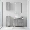 3 Piece Bathroom Cabinet System ZWOLLE Sonoma Grey