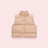 Children's Vest Thickened Autumn/Winter Vest Stylish Outerwear Vest Short-Sleeve Loose-Fit Jacket for Boys & Girls