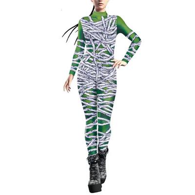 Lustiger Körperverband 3D-Druck Frauen Sexy Overall Erwachsene Cosplay Kostüm Party Overalls Karneval Body Monos Mujer