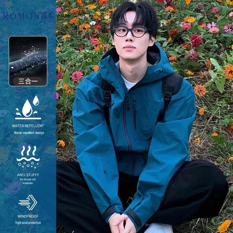 ROMON Unisex Outdoor Windproof Waterproof Jacket