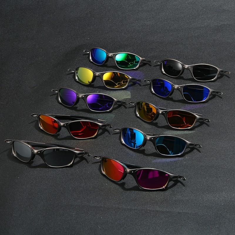Unisex Oval Full Frame Polarized Sunglasses Outdoor Cycling Fishing Sports