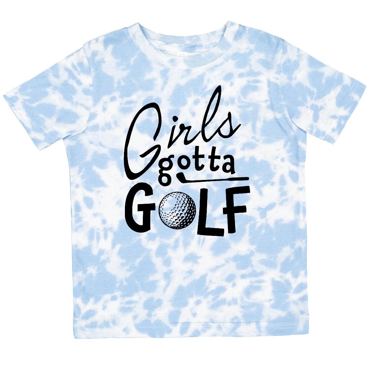 Inktastic Girls Gotta Golf Toddler kids boys T-Shirt Sports Kids Golfing Ball Girl Future 130