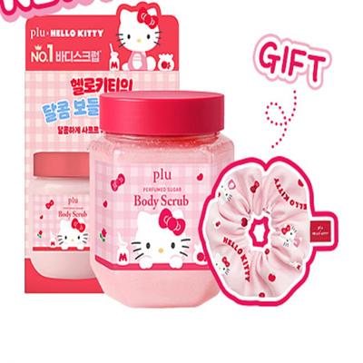 Hello Kitty Perfume SUGAR Body Scrub MELROSE 510g + Kitty Crunch