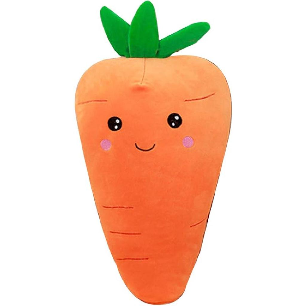 ASkinds Cartoon Carrot Plush Toy Cute Carrot Shape Pillow Stuffed Carro t Toy Soft Doll for Kids Girls