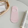 Female Summer Thin Pure Color Hollow Mesh Breathable Non Slip Shallow Mouth Invisible Boneless Boat Socks