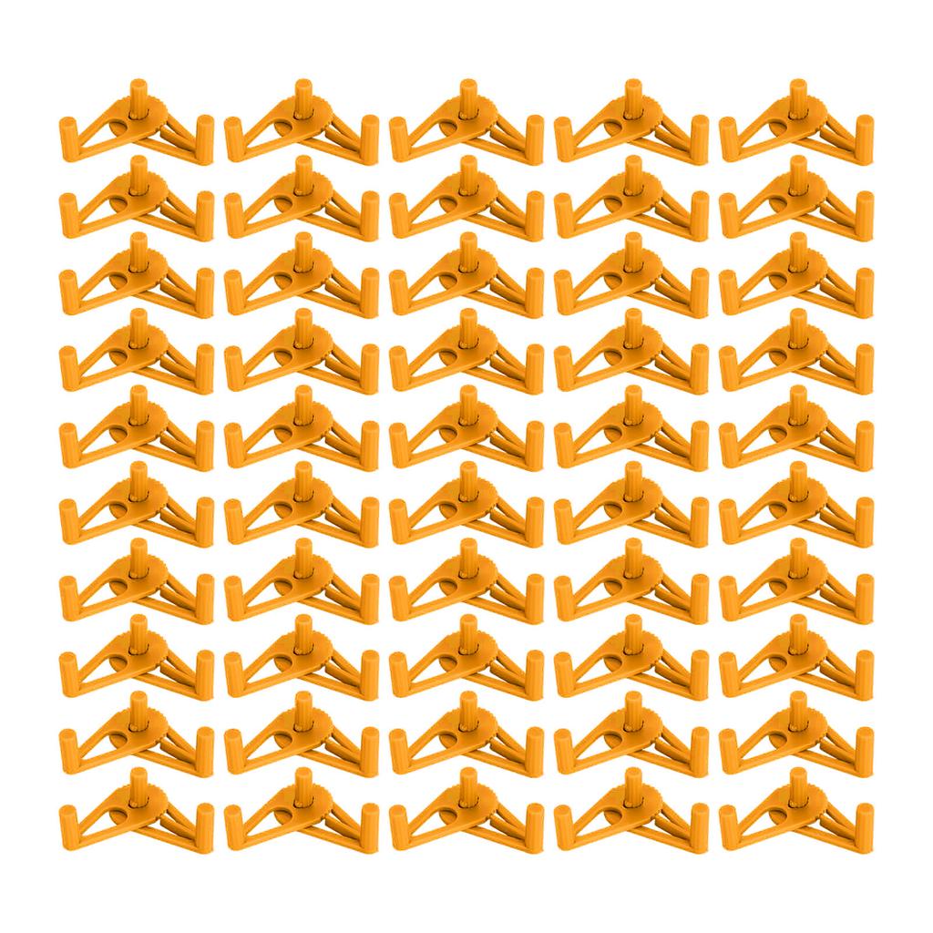 50 Packs Plant Support Clip Branch Reusable Adjustable Stem Trainer Clip for Vegetables Orange