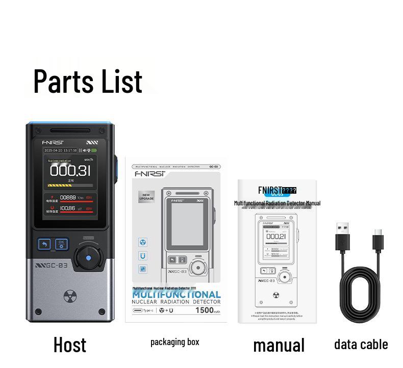 GC-03 Professional Electromagnetic Radiation Detector & Personal Dose Alarm Geiger Counter