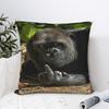 Gorilla Middle Finger  Pillow Cover  Kawaii Pillow Case For Chair Sofa Home Decor Design Pillowcases Birthday Present