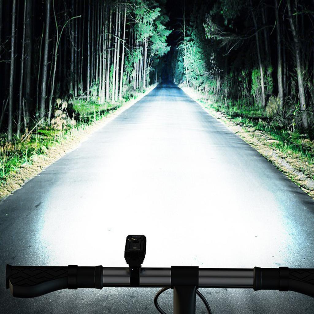 Lampa Rowerowa Przednia 4000mAh Stop Aluminium Akumulatorowa Lampki Rowerowe Reflektor Rowerowy dla Rowerzystów i Dojazdów