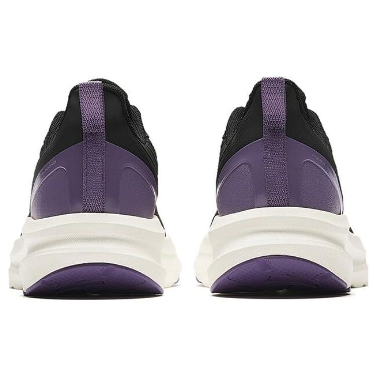 Anta Comfortable Versatile Shock Absorbing Low Top Running Shoes Women Sneaker Black 122345538-8