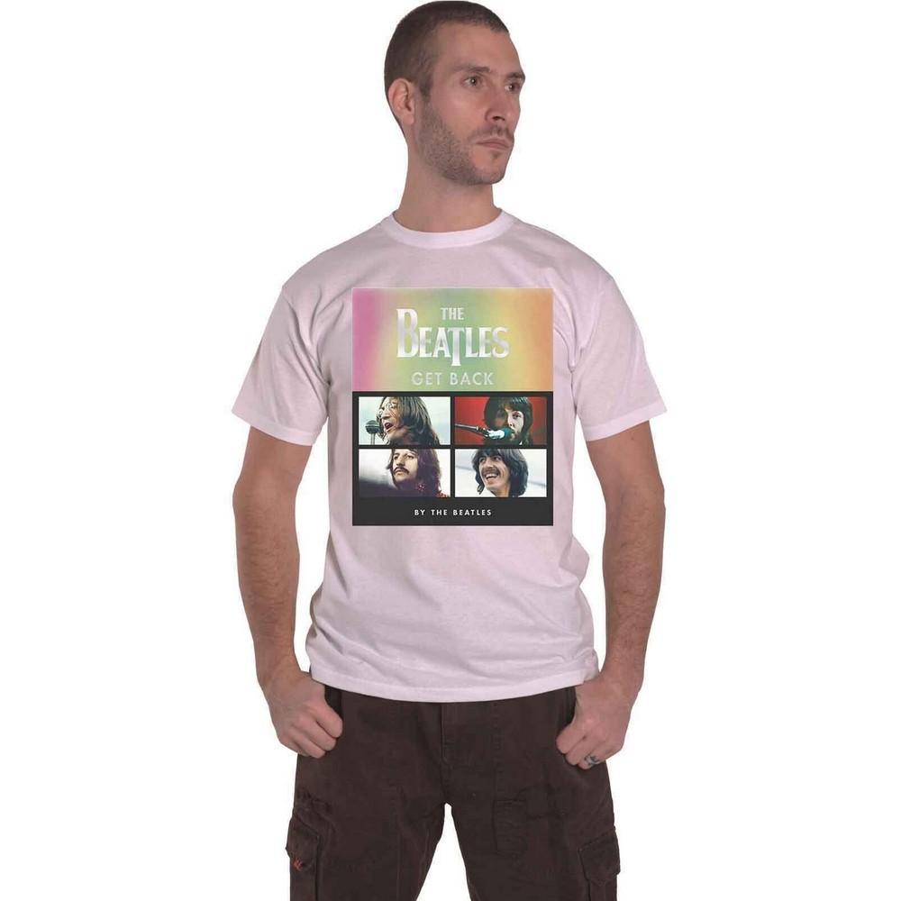 The Beatles Unisex Adult Album Faces Gradient T-Shirt