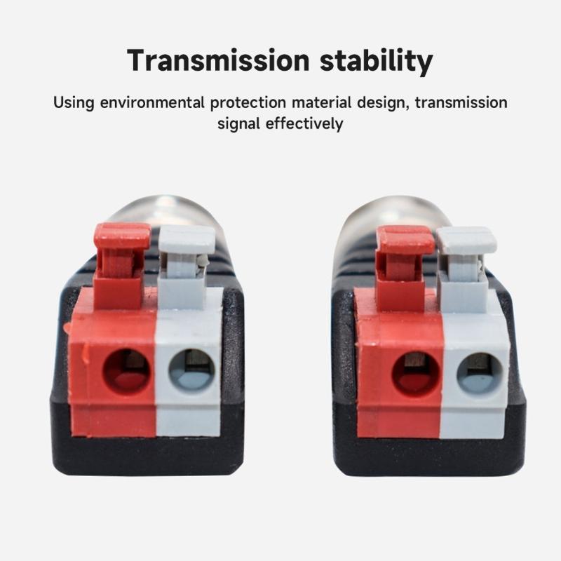 Press-Fit BNC Male Connector Adapter for Tool-Less Assembly Stable-performance BNC Connector for Easy Cable Terminations