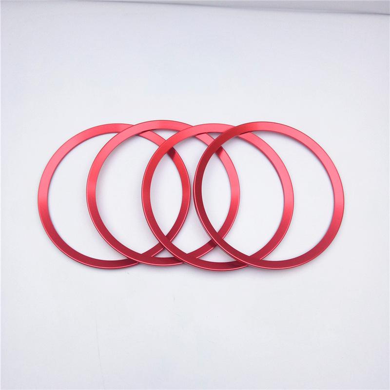 

Fengtian Camry Wheel Hub Ring + Aluminum Alloy Trim Frame + Enhanced Aluminum Wheel Decal красный